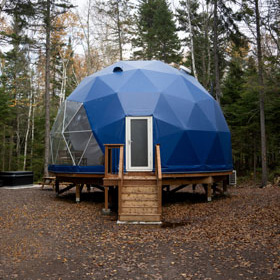 3m dome tent glamping