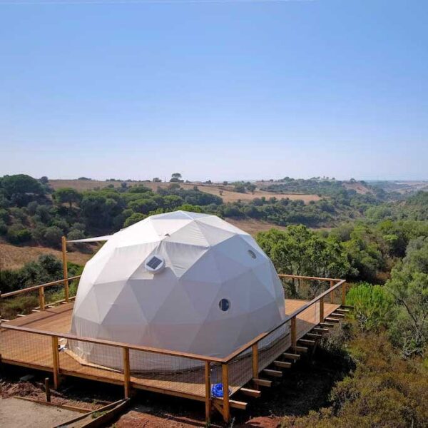 geodesic dome home glamping