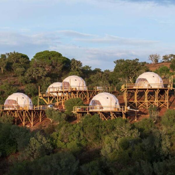 geodesic dome home glamping