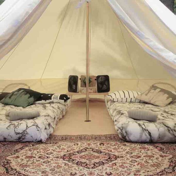 bell tent glamping canvas tent