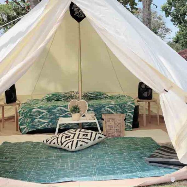 bell tent glamping canvas tent