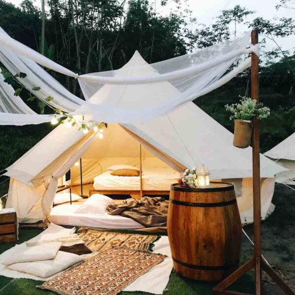 bell tent glamping canvas tent (复制)